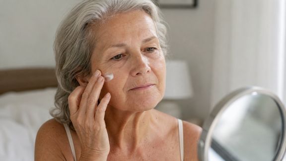 Vieillissement de la peau : soins simples à intégrer après 60 ans